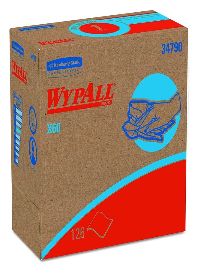 34790 Wypall-Teri X60 White Pop-Up 1260/Cs